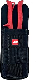 SK1 Single-Slot Multitool Sheath - Heavy-Duty Belt Tool Holster with Spring Steel Clip - Expandable Belt Tool Pouch with Stiff Webbing Strap - Wear and Puncture Resistant Multi Tool Pouch