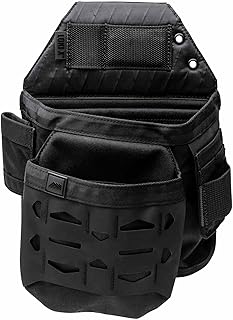The Diamondback Loki X Pouch - Durable & Abrasion-Resistant Tool Pouch - Lightweight Belt Tool Bag with 4-Internal Slots & Integrated Magnet for Screws & Nails (12