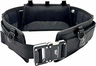 Tempo Tool Belt - Tool Belts for Men with Lumbar Support - Utility Belt with 10 Attachment Points for Tool Belt Pouches (M/L)